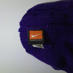 Nike Washington Huskies Purple Crochet Pom-Pom Short Bill Beanie