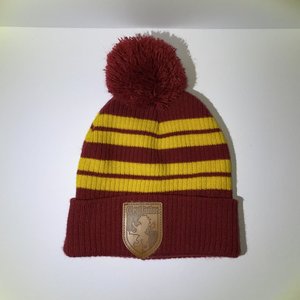 Spirit Halloween Hogwarts Gryffindor Pom-Pom Beanie