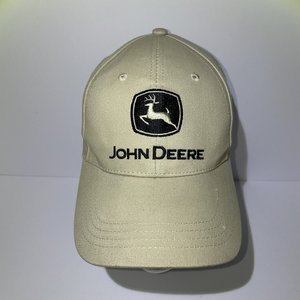 John Deere Gary Francis Beige Baseball Cap