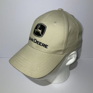 John Deere Gary Francis Beige Baseball Cap