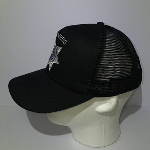 Oregon Prison Guard Trucker Hat Vintage Black Two Rivers