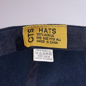 CTS US Airforce Vintage Baseball Cap Navy Blue Oversize Crest