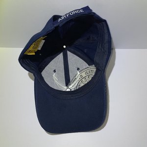 CTS US Airforce Vintage Baseball Cap Navy Blue Oversize Crest