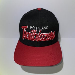 '47 Trail Blazers Rip City Wool Script Snapback Cap