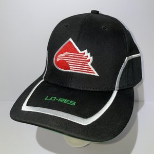 Lo-Res Snowboarding Y2K Black Baseball Cap