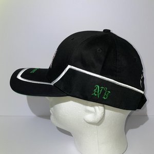 Lo-Res Snowboarding Y2K Black Baseball Cap