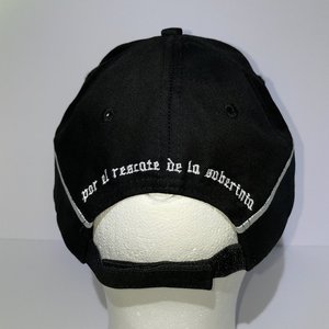 Lo-Res Snowboarding Y2K Black Baseball Cap