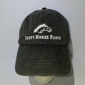 Adams Rusty Horse Ranch Black Baseball Cap