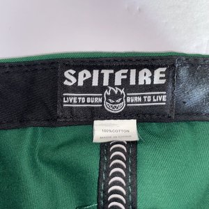 Spitfire Skateboarding Green Baseball Cap