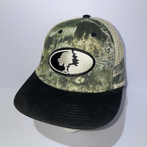 Mossy Oak Obsession Striped Hunting Camo Trucker Hat