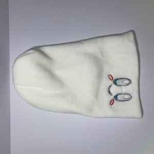 Kirby Face Nintendo White Beanie