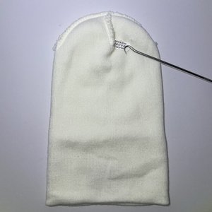 Kirby Face Nintendo White Beanie