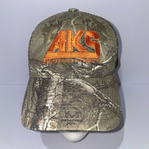 AKS Engineering & Forestry Realtree Camo Trucker Hat