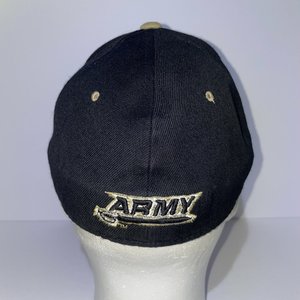 Zephyr Authentic Army Black Knights Black Wool Baseball Cap Size 7 1/4
