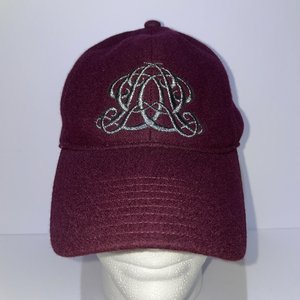 J. Crew Maroon & Silver Women's Baseball Cap