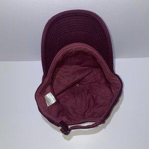 J. Crew Maroon & Silver Women's Baseball Cap