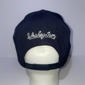 Caliville Whiskey Jam Vintage Blue Wool Baseball Cap
