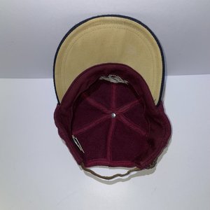 Malibu Young Life Vintage Maroon Wool Fleece Baseball Hat Made in Canada