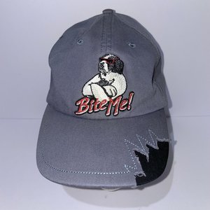 Big Dogs St. Bernard Gray Bite Me Baseball Cap