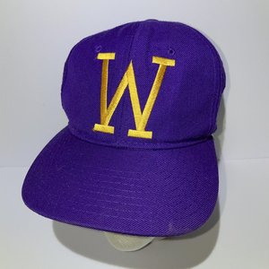New Era Pro Model Washington Huskies Vintage Baseball Cap Purple Big W