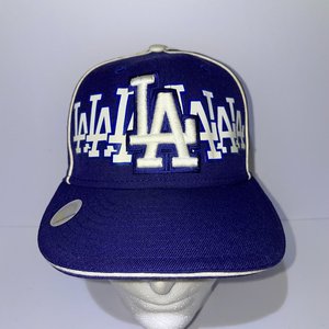 New Era 59Fifty LA Dodgers Vintage Graffiti Wool Baseball Cap Size 7 1/8