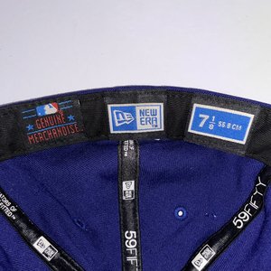 New Era 59Fifty LA Dodgers Vintage Graffiti Wool Baseball Cap Size 7 1/8