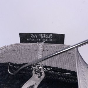 Pacific Headwear Arizona Diamondback Black & Cyan Flex-Fit Baseball Cap Size S/M