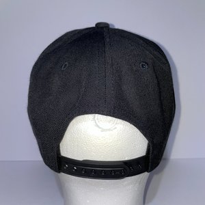 Lids Custom 590 Black Wool Snapback Cap