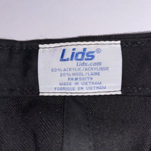 Lids Custom 590 Black Wool Snapback Cap