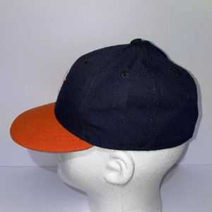 New Era 59Fifty Houston Astros Orange Authentic Baseball Cap Size 7 Made in USA