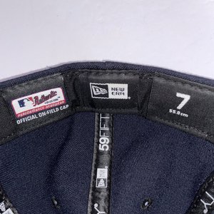 New Era 59Fifty Houston Astros Orange Authentic Baseball Cap Size 7 Made in USA