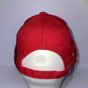 L'Etival Cheese Baseball Cap Red Graphic Wrap