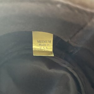 Outback Trading Co. Grizzly 1486 Brown Oil Skin Outback Hat Size M Made in USA