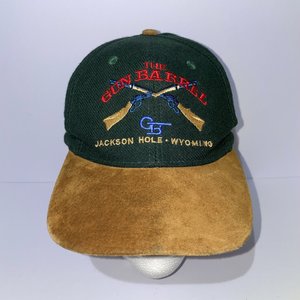 The Gun Barrel Vintage Suede Green Wool Baseball Cap