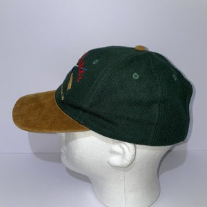 The Gun Barrel Vintage Suede Green Wool Baseball Cap
