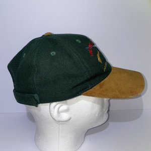 The Gun Barrel Vintage Suede Green Wool Baseball Cap