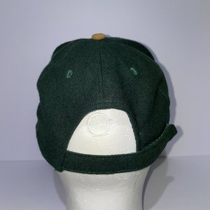 The Gun Barrel Vintage Suede Green Wool Baseball Cap