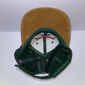 The Gun Barrel Vintage Suede Green Wool Baseball Cap