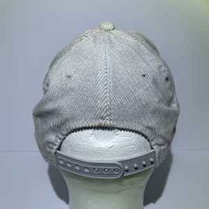 Power City Electric Retro Corduroy White Baseball Cap