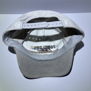 Power City Electric Retro Corduroy White Baseball Cap