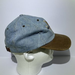 Goofy Hat Co. Vintage Denim Suede Baseball Cap Made in USA