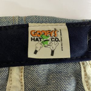 Goofy Hat Co. Vintage Denim Suede Baseball Cap Made in USA