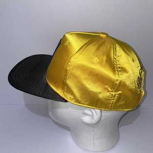 Hogwarts Hufflepuff Shiny Gold Faux Leather Snapback Hat