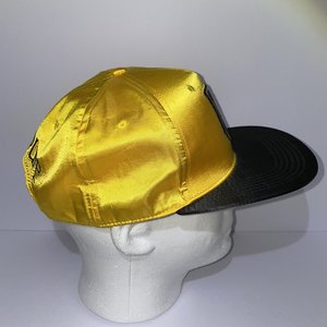 Hogwarts Hufflepuff Shiny Gold Faux Leather Snapback Hat