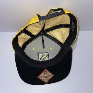 Hogwarts Hufflepuff Shiny Gold Faux Leather Snapback Hat