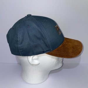 Halton Truck Lifts Suede Denim Baseball Cap Made in USA