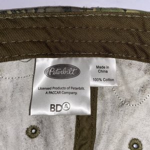 Peterbilt Official Distressed Hunting Camo Baseball Cap