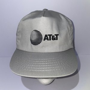 AT&T Gray Vintage Blockhead Baseball Cap