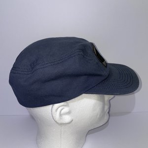 Brixton Blue Quilted Scout Cap Size 7 1/4