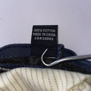 Brixton Blue Quilted Scout Cap Size 7 1/4